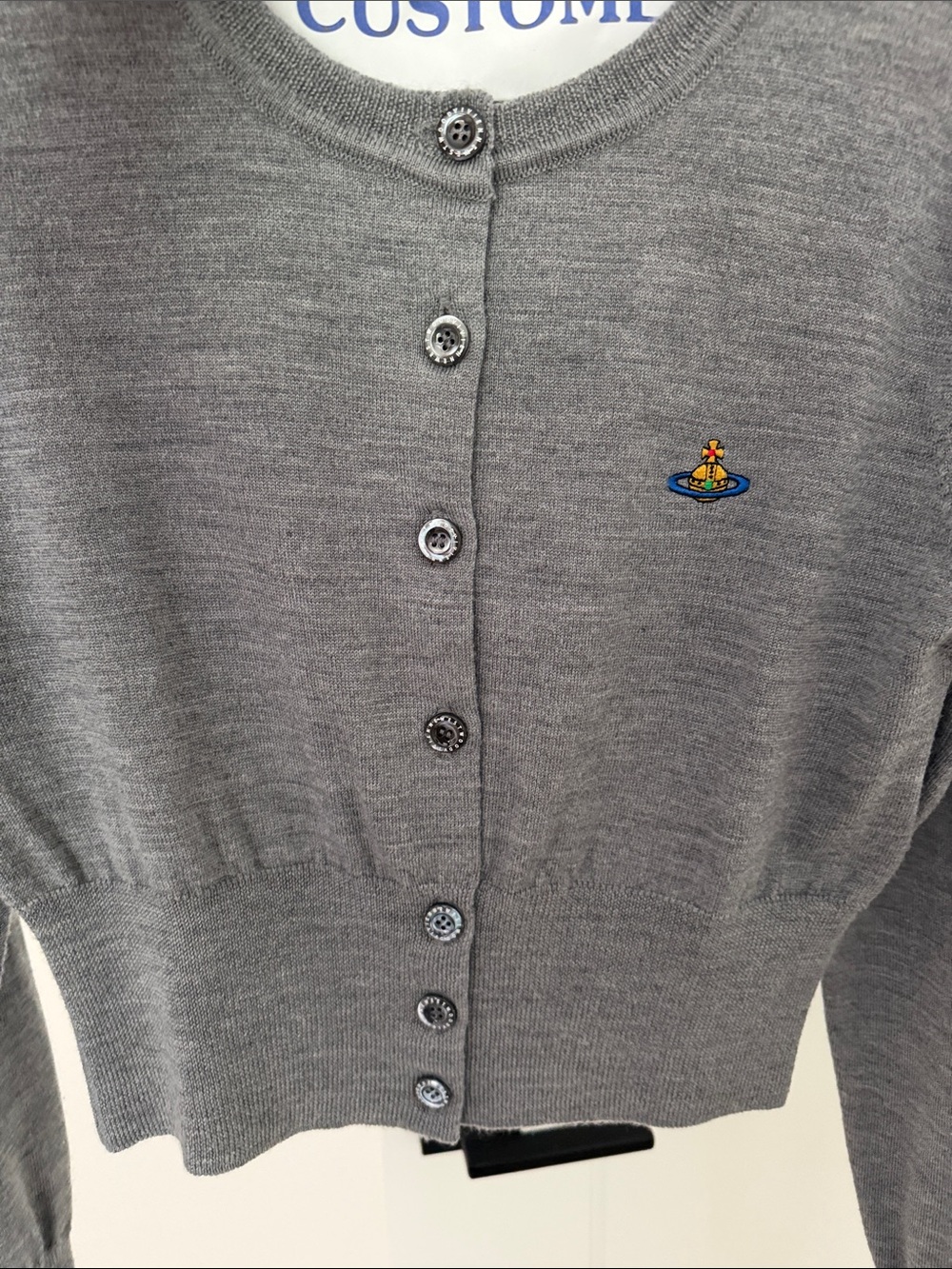 Vivienne Westwood Bea Cardigan in grey size XS - Picture 3 of 6